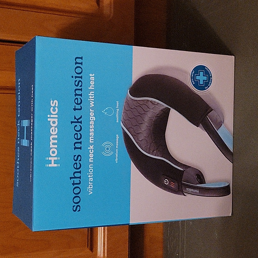 New in Box:  Homedics Vibration Neck Massager With Heat